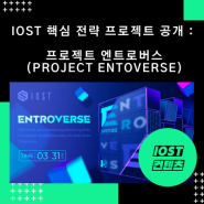 IOST 핵심 전략 프로젝트 공개 : 프로젝트 엔트로버스(Project Entoverse) 런칭