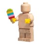 레고우드 미니피규어 : Lego Wooden minifigure, oak