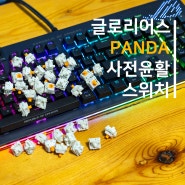 기계식 키보드 글로리어스 PANDA 사전윤활 판다 스위치