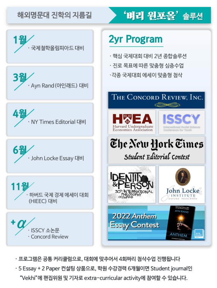 5 Essay & 2 Paper 특강 프로그램 설명회 개최 안내 : 네이버 블로그