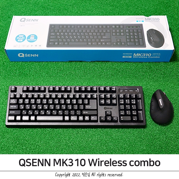 QSENN MK310 무선 버티컬 마우스 키보드 콤보 사용감 굿 : 네이버 블로그