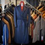 라끼아베 여자 코트 / 콜롬보 블루 캐시미어 100% 여자 로브 코트(막스마라 마누엘라) / Colombo Blue Cashmere 100% Women Robe Coat