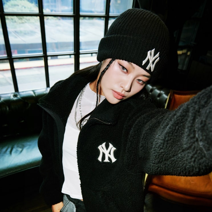 힙한 비니코디 MLB 여자모자 구경하고 트윈룩 입어봐유 : 네이버 블로그