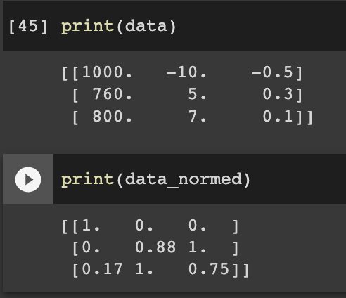 Python) 벡터 & 행렬 Scaling : 표준화(Standardization) & 정규화(Normalization ...