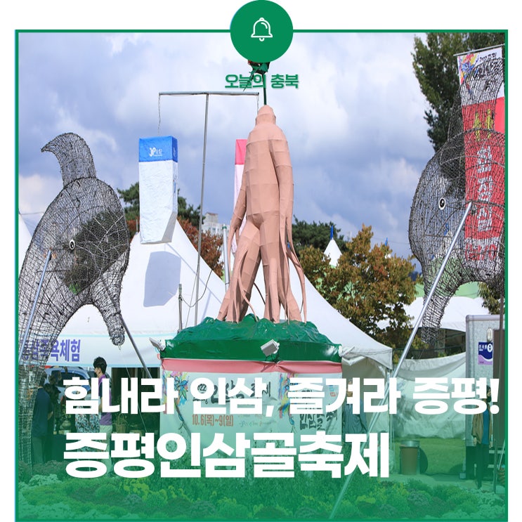‘2022증평인삼골축제’ 달려라 젊음, 힘내라 인삼, 즐겨라 증평! : 네이버 블로그
