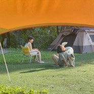 반려견과 함께하는 네번째 캠핑 남양주 물동네힐링캠프 (진돗개 서로)