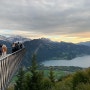 스위스 신혼여행 첫째날 : 인터라켄 호수, 하더쿨룸 전망대
