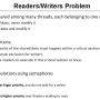 Readers-Writers ProblemWriter Priority