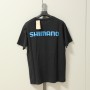 시마노 유기농 코튼 로고 티셔츠_SH-004V_블랙