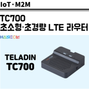 TC700, 초소형·초경량 LTE 라우터!