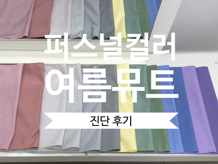 피엘컬러(PL Color) 퍼스널 컬러 진단 후기, 여름 뮤트 화장품 추천 : 네이버 블로그