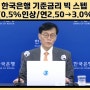 한국은행 기준금리 빅 스텝(0.5%인상/연 2.5%→3.0%)