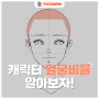 부산 동래 사직동만화학원 가우디미술학원 캐릭터얼굴비례 그리기