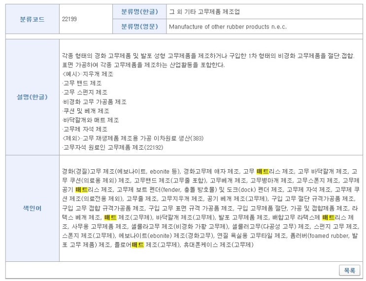 한국표준산업분류 KSIC 표준산업분류표 통계분류포털에서 확인 가능 : 네이버 블로그