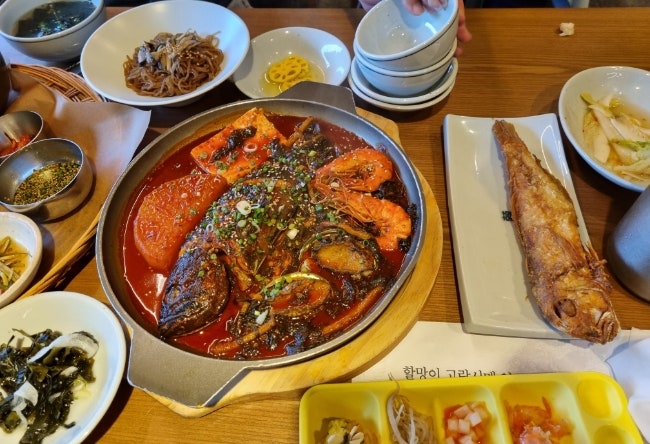 [제주맛집] 고집돌우럭 중문점... 맛집 :: 아이들과 다녀온 식당...