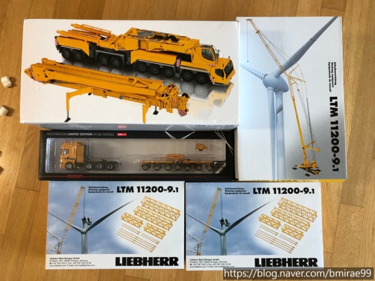 LTM11200-9.1【純正カラー】 リープヘルLTM11200-9.1 モバイルクレーン ”松浦重機”カラー - KENKRAFT