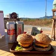 캠핑 햄버거만들기, 박박이연구소 수제버거 밀키트 맛있어