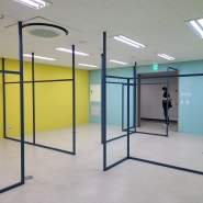 기흥 사무실 페인트 힉스유타워지식산업센터 컬러풀한 도장공사
