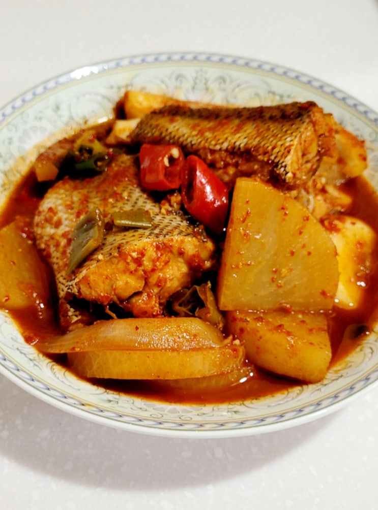맛있는 민어 조림 만들기 : 네이버 블로그