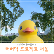 잠실 석촌호수 러버덕 8년만에 돌아오다, 러버덕 프로젝트 서울