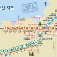 <일본/교통정보/후쿠오카>후쿠오카 지하철 노선도 한글판(JPG)