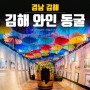 김해 와인동굴 화려한 터널과 레일바이크