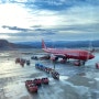 그린란드 캉갈루수악 공항 에어그린란드 비행기