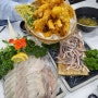 광주 남구 회 맛집 탱글한 전어회 맛있는 뉴서해수산