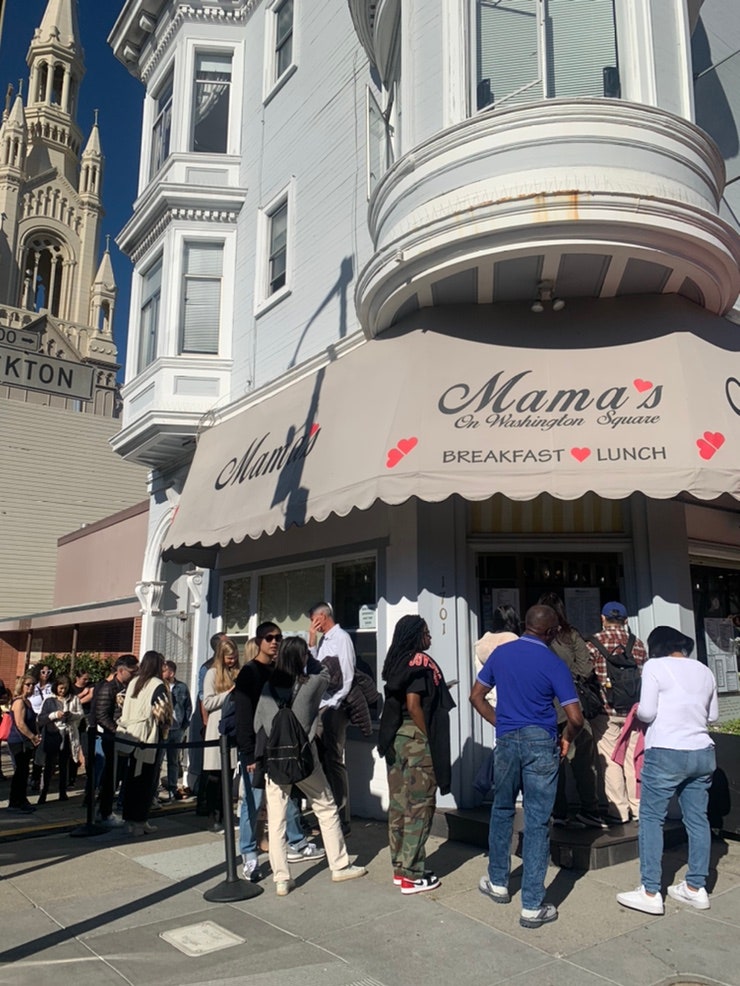 [샌프란시스코] 우주최강 브런치 맛집 Mama's on Washington Square, 샌프란 마마스 온 워싱턴스퀘어 ...