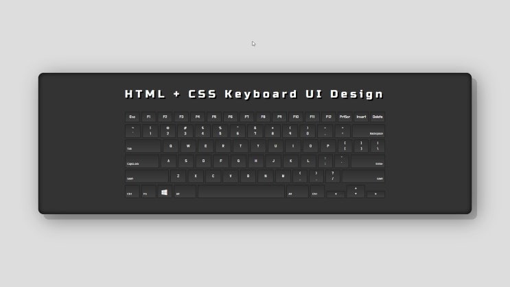 디자이너경준아빠의 웹퍼블리싱 : CSS Keyboard UI Design~^^ : 네이버 블로그
