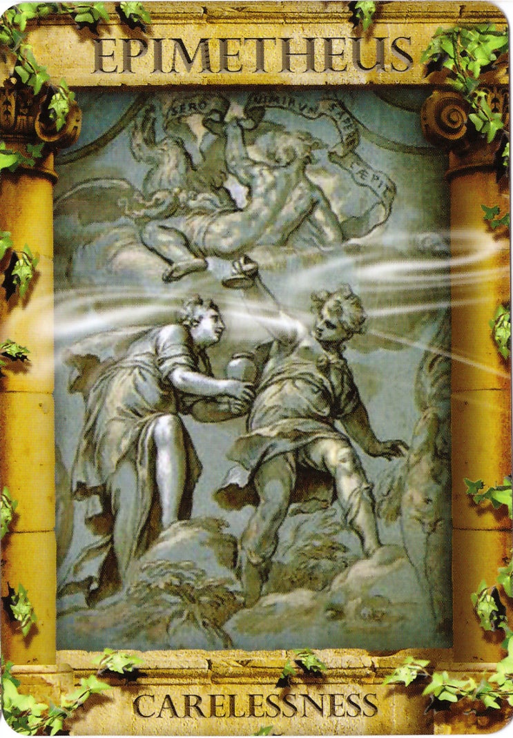 재미있는 타로 사주이야기 (정경진 타로)GREEK MYTHOLOGY READING CARDSEPIMETHEUS(에피메테우스 ...