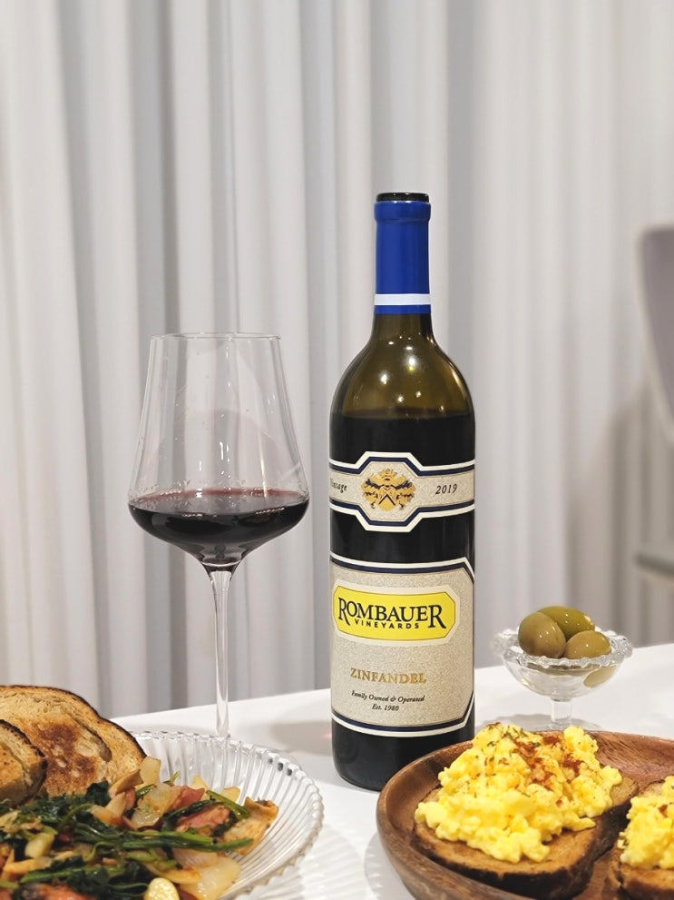 [미국 와인] 완전한 풀바디에 진한 아로마 & 알코올 - 롬바우어 진판델 Rombauer Zinfandel 2019 : 네이버 블로그