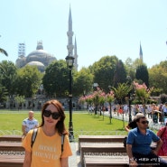 터키(튀르키예) 여행 - 이스탄불 (4) 술탄 아흐메트 모스크(=블루 모스크) 구경하기 / 길거리 케밥과 옥수수 간식