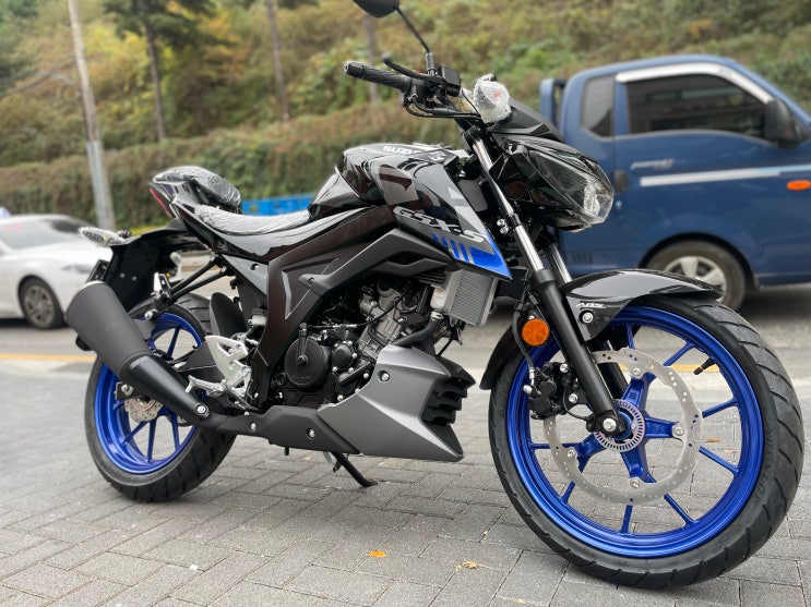 [스즈키] GSX - S125 블랙&블루 신차출고 ~! / 2CH 지넷 블랙박스 : 네이버 블로그