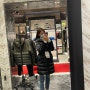 몽클레르 Moncler 신세계백화점 본점 몽클레어 여성패딩 Dombes 롱 다운 재킷 0 사이즈 내돈내산 착용사진
