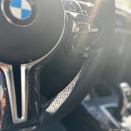 BMW F30 330i 스티어링휠(핸들) 가죽 교체 작업 - 대전 더핸들