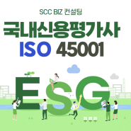 ISO 45001 ESG 신용평가