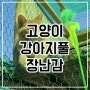 고양이 강아지풀 장난감으로 놀기!