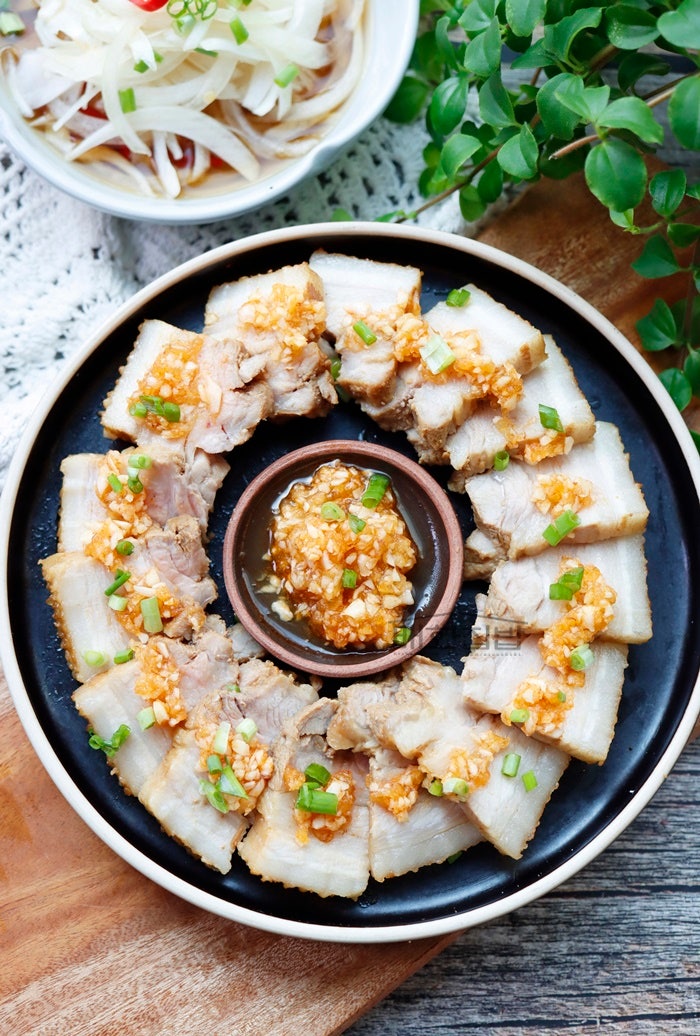 돼지고기 수육 맛있게 삶는법 삶기 백종원 마늘 소스 삼겹살 보쌈 레시피 : 네이버 블로그