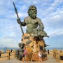버지니아비치(Virginia Beach)의 킹넵튠(King Neptune) 동상과 호텔방에서 감상했던 대서양의 일출