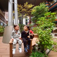 후쿠오카 쌍둥이 아이와 일본 자유여행, 유모차 두대로 출동(캐널시티 유후인 벳부 쇼핑센터 마트)