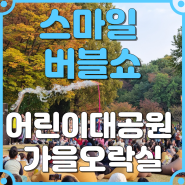 서울 어린이 대공원에서 펼쳐진 가을행사와 찰떡인 스마일 버블쇼!