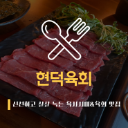 [성정동 맛집] 현덕육회 :: 신선하고 살살 녹는 육사시미&육회 맛집