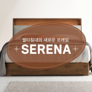썰타의 새로운 침대 프레임, SERENA 소개합니다!