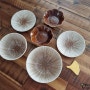 <소소한 식탁> 내돈내산 빗살 무늬 예쁜 도자기 그릇