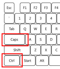 윈도우 키보드 맵 변경(Caps Lock TO Ctrl) : 네이버 블로그