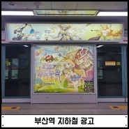 부산역 지하철 광고 둘러보기