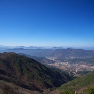 지리산 노고단에서.