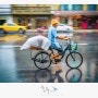 우중 자전거 패닝샷 / 태국 방콕